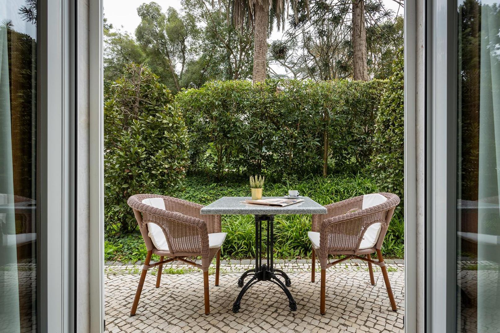 Premium Zweibettzimmer mit Gartenblick