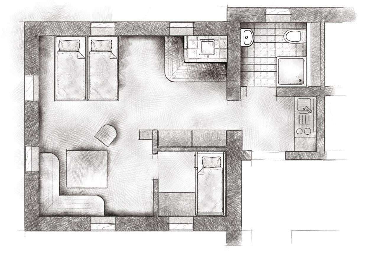 One-Bedroom Apartment Balcony